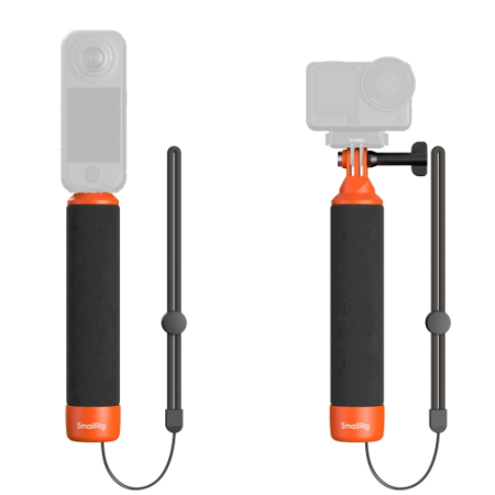 SmallRig 6152 - grip / uchwyt pływający wypornościowy do kamer sportowych - przykład użycia